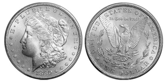 アメリカを代表する銀貨、モルガンダラー。デザインや歴史について紹介します。