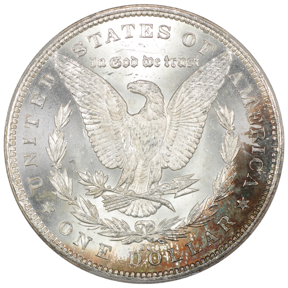 8c5b9bdd-02a4-4b96-bf89-83cf2e6344fd 【希少W鑑定済】1883年 カーソンシティ モルガンダラー MS64+ PCGS & CAC ダブル鑑定済み - 画像 (4)