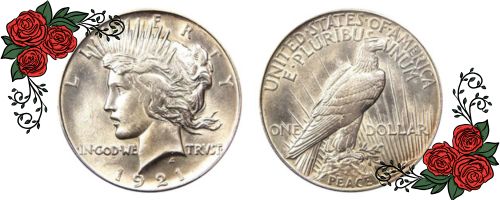 日本の方に人気のアメリカン・コインは? アメリカのコインPeace Dollarピースダラーはモルガンコインに続く重量が人気・日本へお届けします