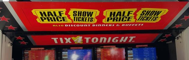 ticket 4 tonightの看板