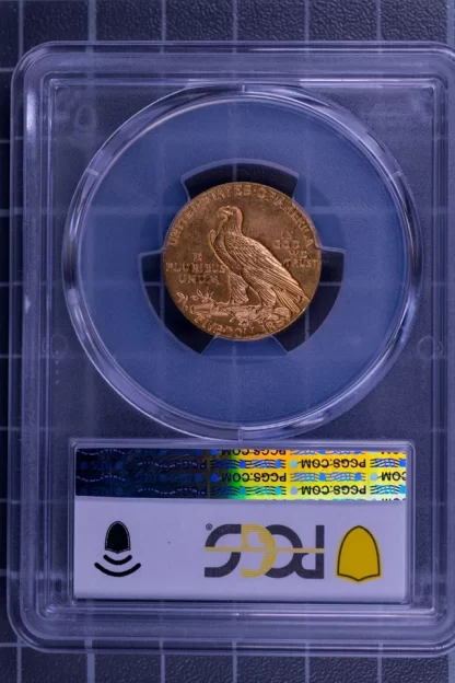 稀少・鑑定済み】1909年 インディアンヘッド$5ハーフイーグル金貨 PCGS